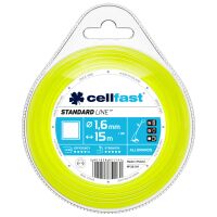 Żyłka do podkaszarki kwadratowa Cellfast Standard 1,6 mm 15 m