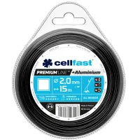Żyłka do podkaszarki kwadratowa Cellfast Premium 2,0 mm 15 m