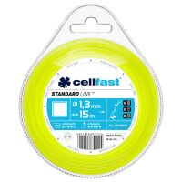 Żyłka do podkaszarki kwadratowa Cellfast Standard 1,3 mm 15 m