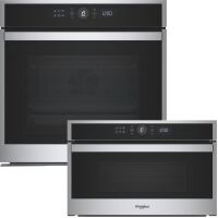 Zestaw AGD do zabudowy Whirlpool Piekarnik elektryczny z funkcją pary WOI4S8CM1SXA + Kuchenka mikrofalowa WMD44MX