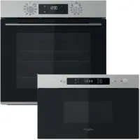 Zestaw AGD do zabudowy Whirlpool Piekarnik elektryczny z OMK58HR0X + Kuchenka mikrofalowa MBNA900X