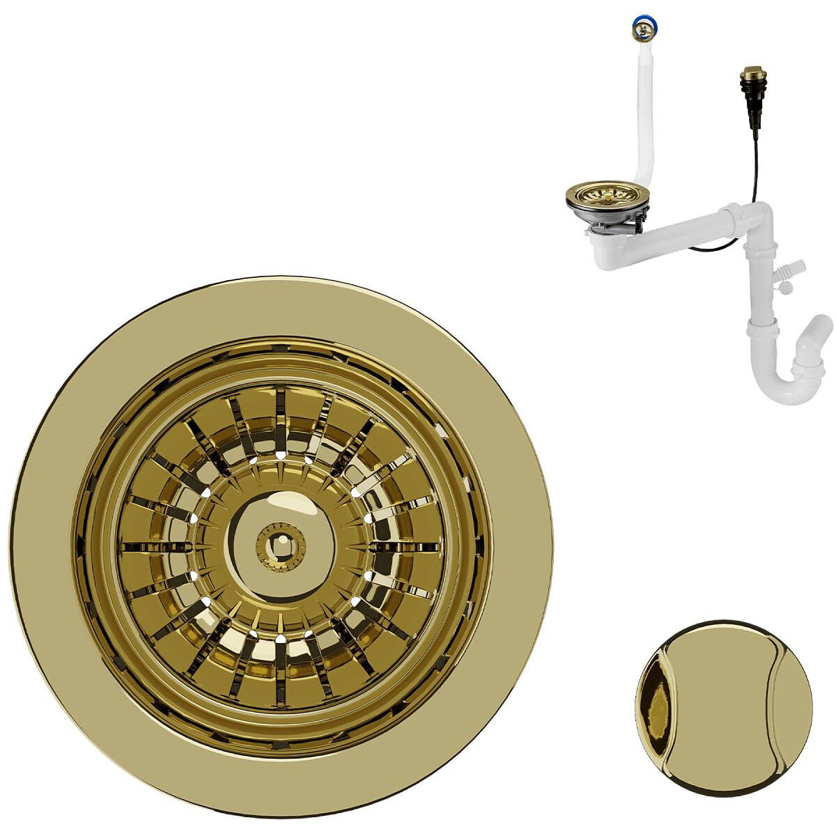 komplet odplywowy kernau ks ss 1b gold nano nowe glowne