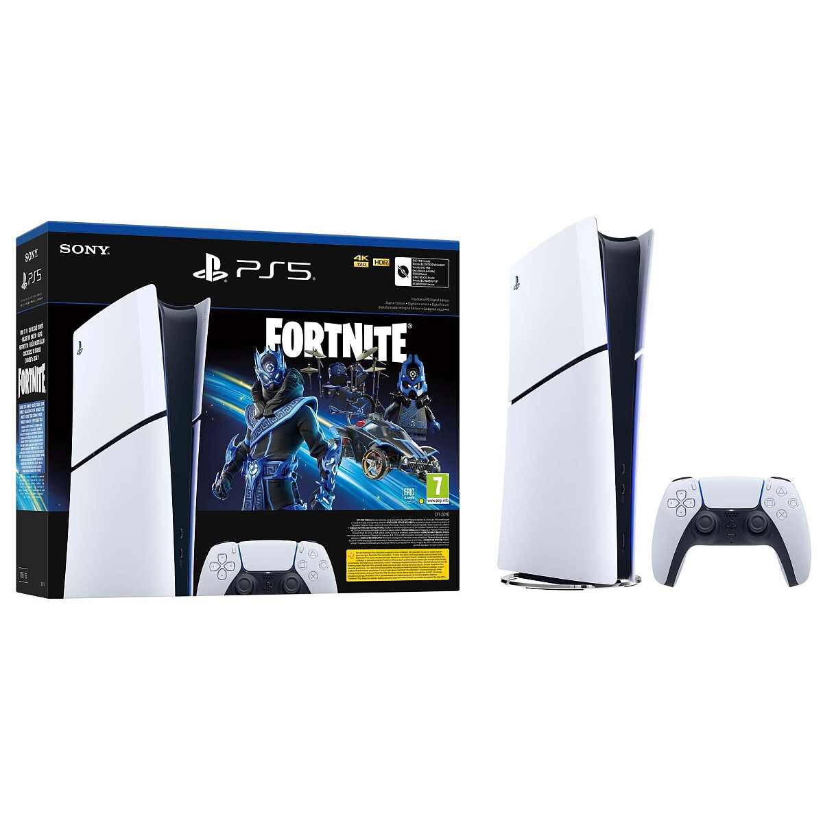konsola sony playstation 5 digital edition fortnite box konsloa