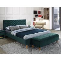 Łóżko Signal Azurro Velvet 160 Zielony