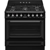 Kuchnia gazowo-elektryczna Smeg Victoria TR90GMBL