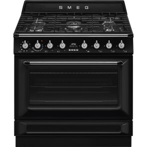 kuchnia gazowo elektryczna smeg victoria tr90gmbl glowne