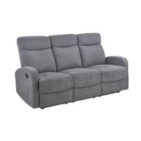 Sofa Halmar Oslo 3S Ciemny popiel
