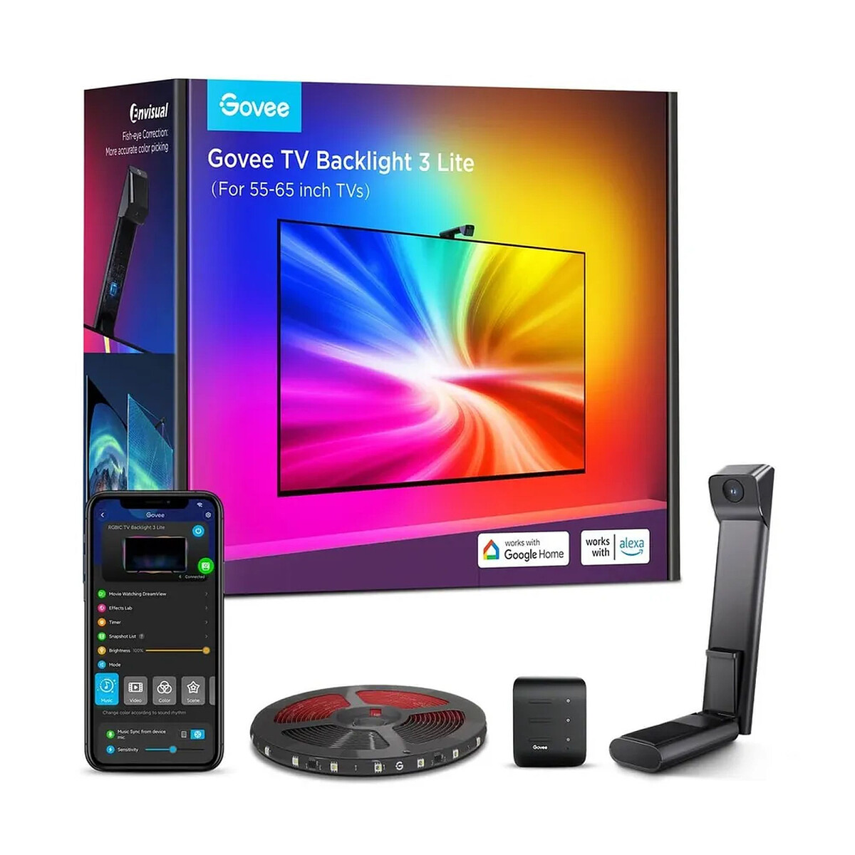 Govee H6099 TV Backlight 3 Lite dla TV 55-65"