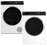 Zestaw AGD Amica Pralka WA3S712BLiSHB 7kg SteamPower Pro Slim + Suszarka AD3S72LHB (E) 7kg Pompa ciepła DrySensor Slim