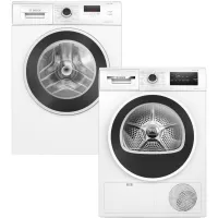 Zestaw AGD Bosch Pralka WGE02209PL 7kg + Suszarka WTH8627GPL 8kg