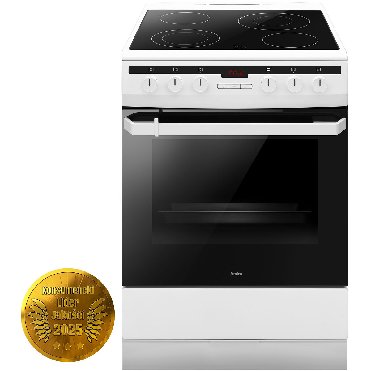 kuchnia ceramiczna amica 618ce3.332htaq(w) nowe glowne