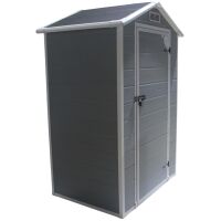 Domek narzędziowy Saska Garden 133,5x103x202cm PVC Szary