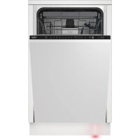 Zmywarka Beko DIS46120 AquaIntense Regulacja koszy LedSpot Zawiasy ślizgowe 45cm