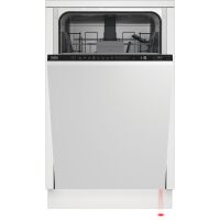 Zmywarka Beko DIS48020 AquaIntense LedSpot Regulacja koszy Zawiasy ślizgowe 45cm
