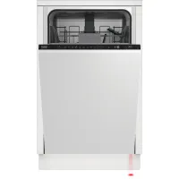 Zmywarka Beko DIS48020 AquaIntense LedSpot Regulacja koszy Zawiasy ślizgowe 45cm
