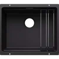 Zlewozmywak granitowy Blanco Etagon 500-U Czarny