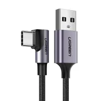 Kabel kątowy USB-A do USB-C Ugreen US284 3A QC 3.0 1m