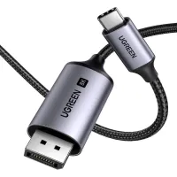 Kabel USB-C do DispalyPort Ugreen CM556 8K 2m Szary