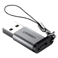 Adapter USB-C do USB-A Ugreen US276 USB 3.1 PD 5Gb/s Szary