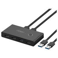 Switch przełącznik KVM Ugreen US216 2x4 USB 2.0