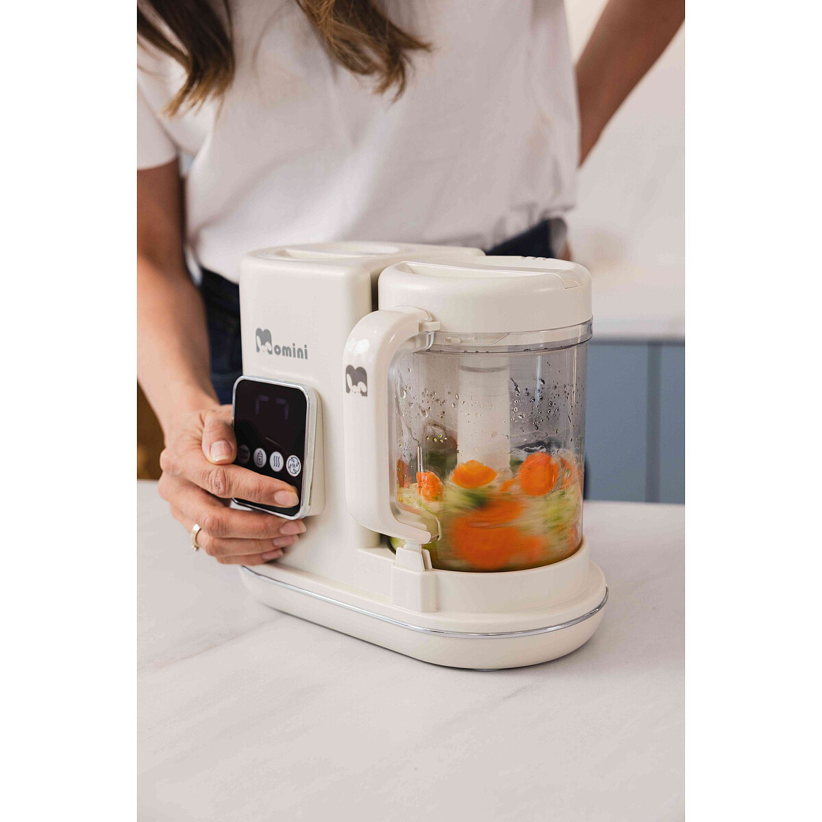 multiblender parowy momini minichef 7w1 aranzacja sterowanie