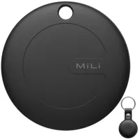 Lokalizator MiLi MiTag Czarny + etui brelok Czarne iOS