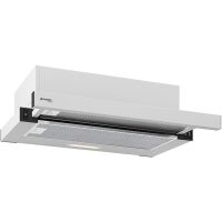 Okap teleskopowy Pyramis Sliding Power Slim Biały