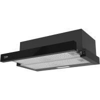 Okap teleskopowy Beko HNT63322BH 320m3/h Oświetlenie LED 60cm Czarny