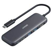 Hub USB Anker 332 USB-C 5w1 Czarny