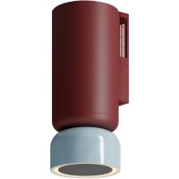 Okap kominowy Ciarko Design Icon Burgundy/Baby Blue Satin