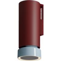 Okap kominowy Ciarko Design Fluo Burgundy Satin/Baby Blue Gloss