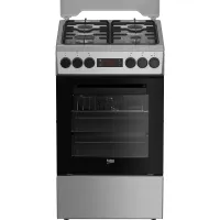 Kuchnia gazowo-elektryczna Beko FSMT52320DXON