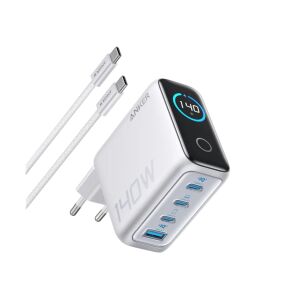 ladowaka z wyswietlaczem anker laptop 140w srebrna (1)