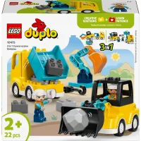 Klocki LEGO DUPLO Maszyny budowlane 3w1 10475