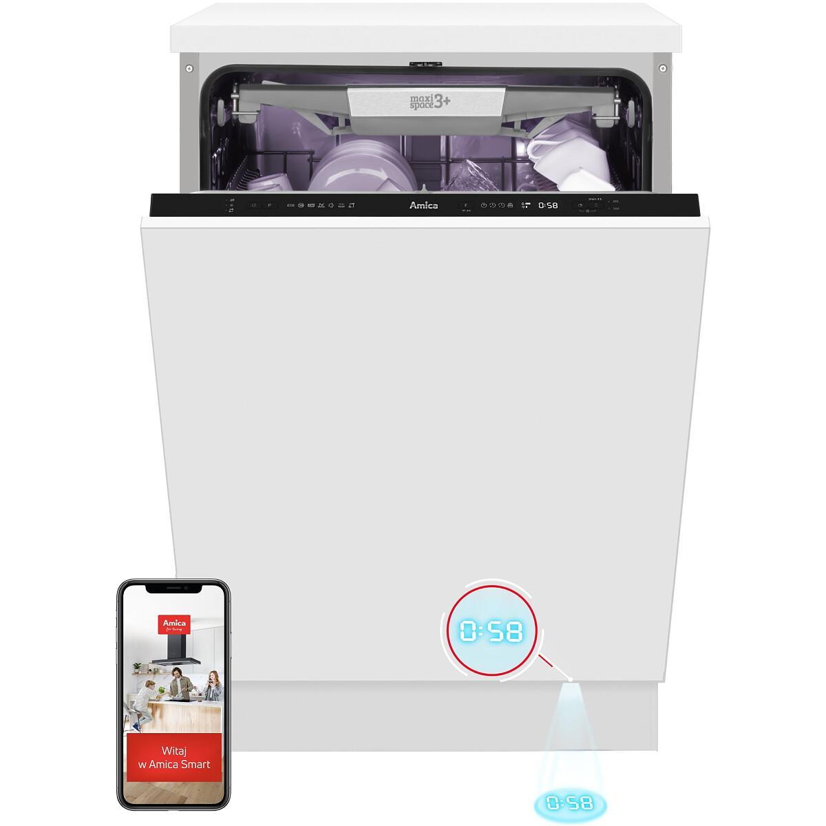 zmywarka amica dim66b7elowcid otwarta glowne