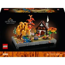 Klocki LEGO Icons Jesienny ogród z chatką 11372