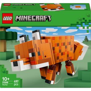 klocki lego minecraft lis 21588 opakowanie przod