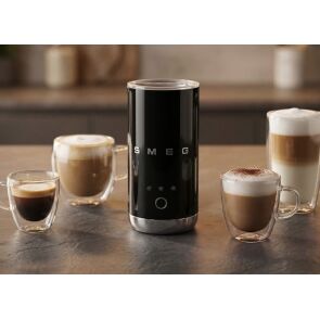 spieniacz do mleka smeg mff02bleu czarny opis