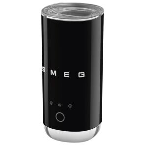 spieniacz do mleka smeg mff02bleu czarny perspektywa bok