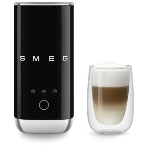 spieniacz do mleka smeg mff02bleu czarny kawa
