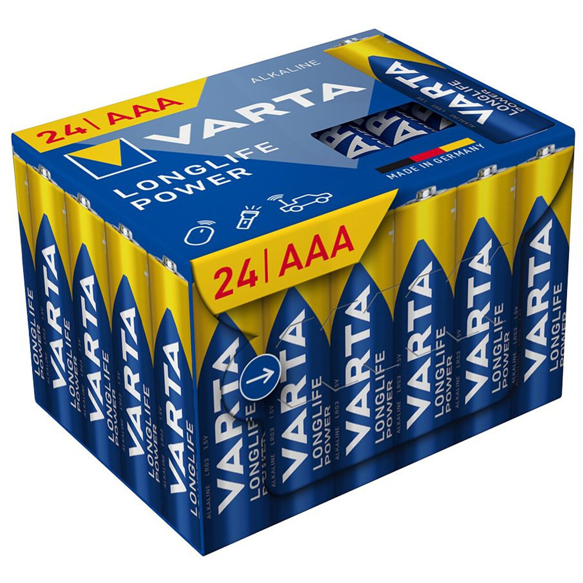 baterie varta longlife power lr03 aaa 24 szt glowne