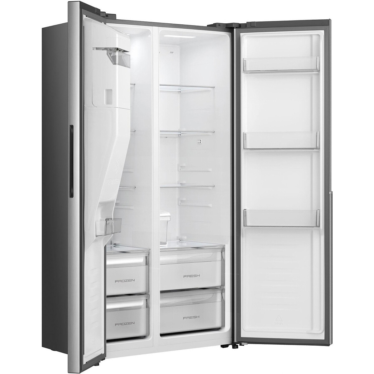lodowka side by side gorenje nrs917e61x 5
