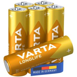 baterie varta longlife lr6 aa 6 szt sztuki