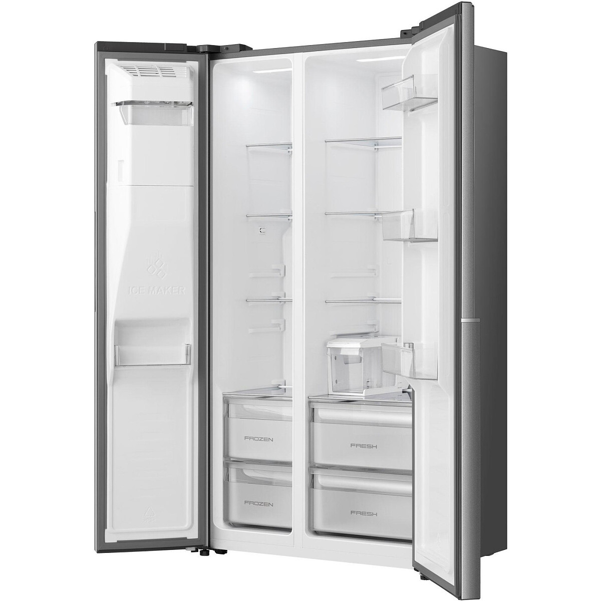 lodowka side by side gorenje nrs917e61x 8