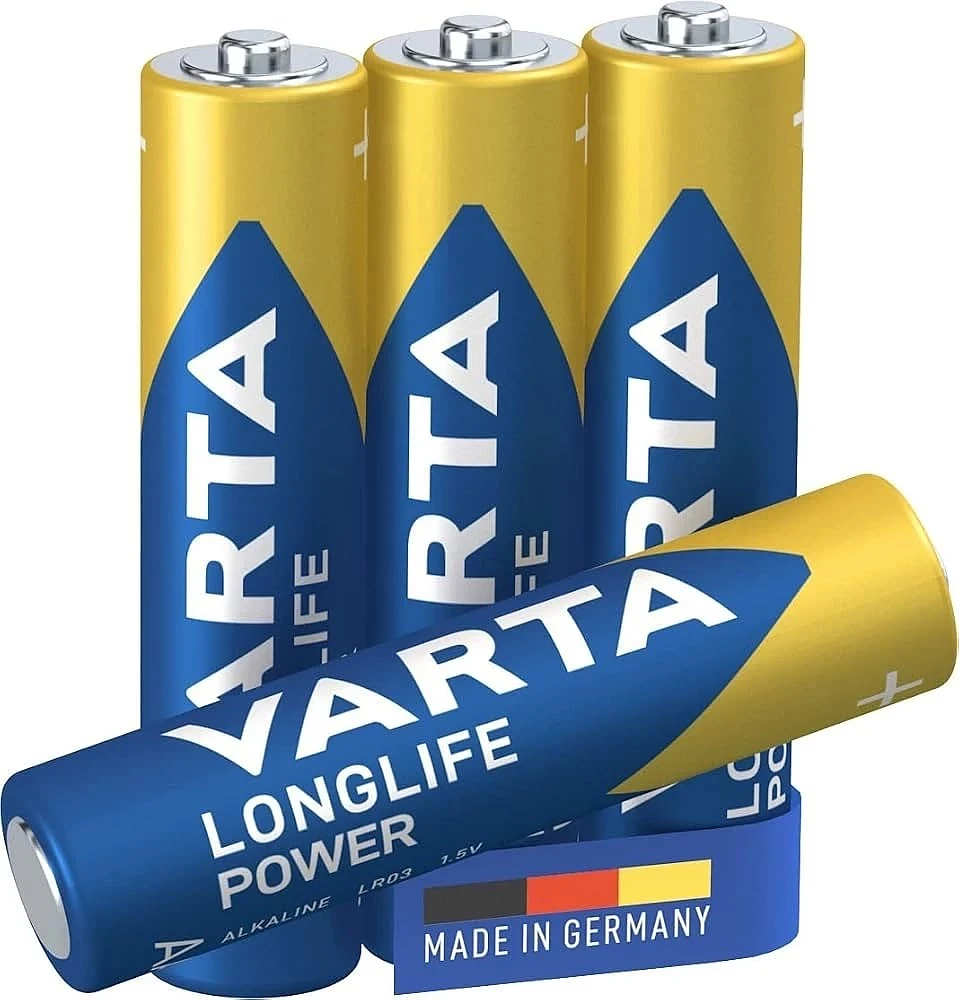baterie varta longlife power lr03 aaa 4 szt baterie