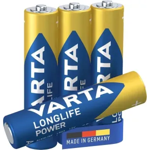 baterie varta longlife power lr03 aaa 4 szt baterie