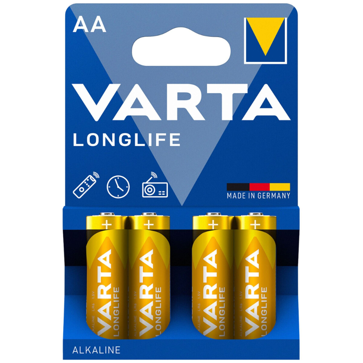 baterie varta longlife lr6 aa 4 szt opakowanie