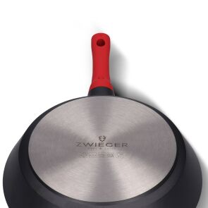 zestaw patelni zwieger obsidian 24 cm 28 cm dno