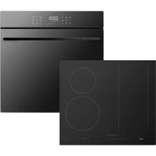 Zestaw AGD do zabudowy Amica Piekarnik elektryczny z funkcją pary UniQ Seria 6 AOV957P2V3BbA+ + Płyta indukcyjna PIH6541PHTSUN 3.0 BL MATT