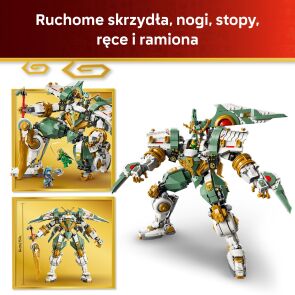 klocki lego ninjago tytanowy mech lloyda 15 rocznica 71860detale